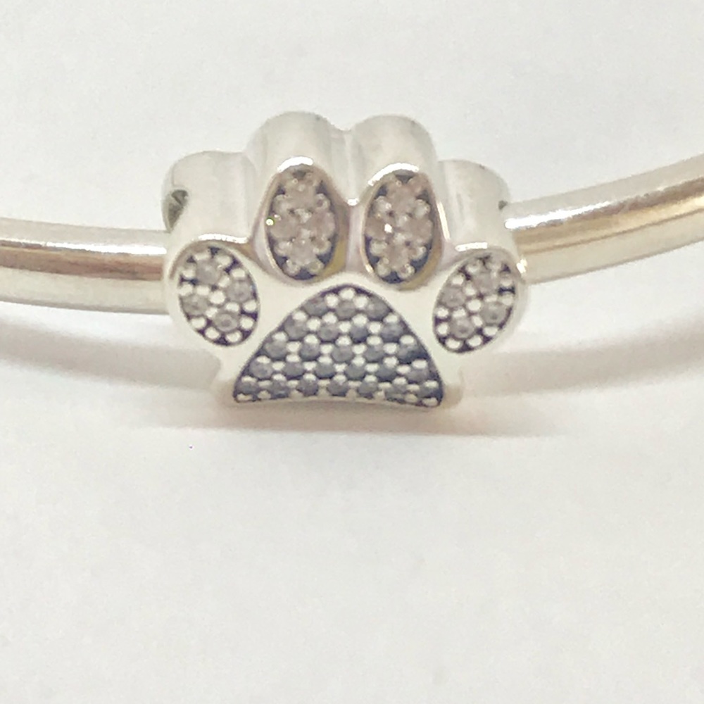 Pandora PAW PRINTS CHARM Dog Pet Silver Charm 925 Ale With Gift Pandora Box #168